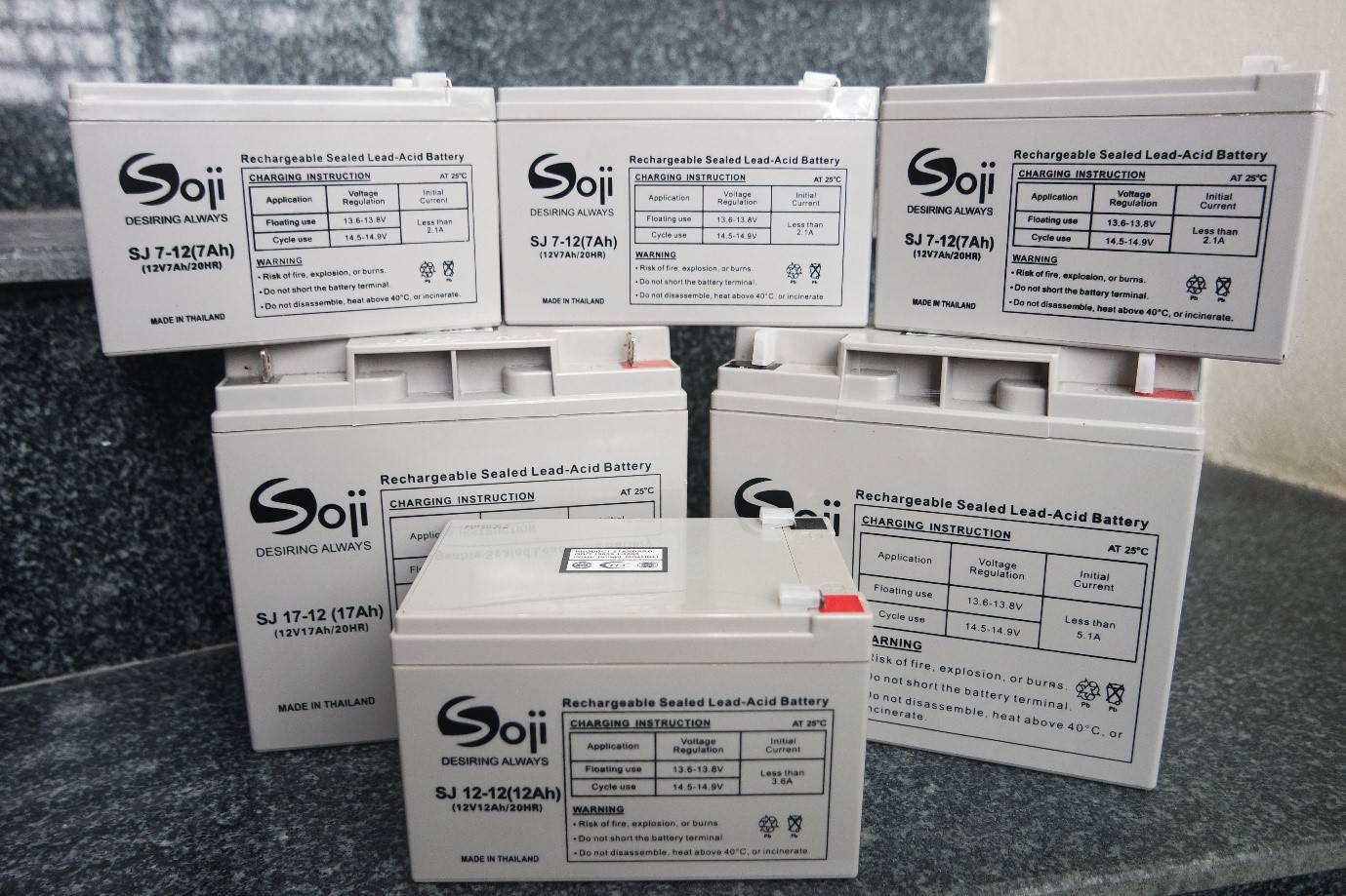 Ắc quy Soji nhập khẩu Thái Lan chính hãng