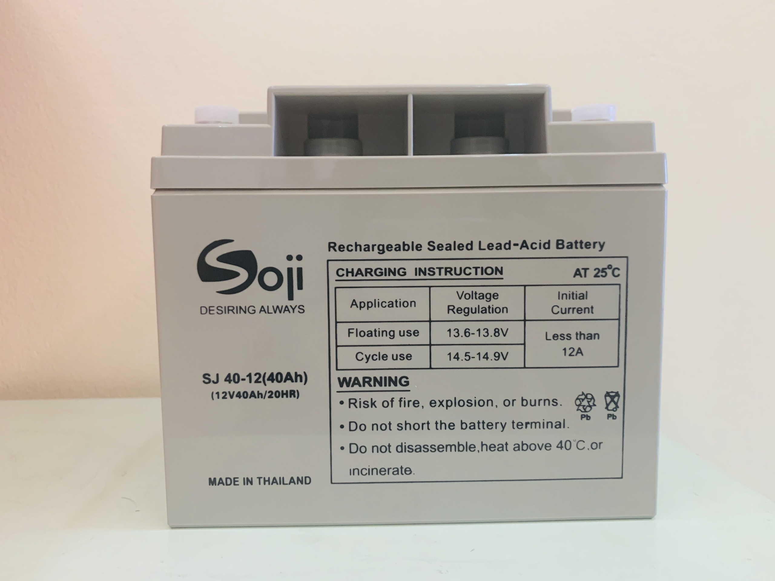 Ắc quy viễn thông Soji 12v-40ah