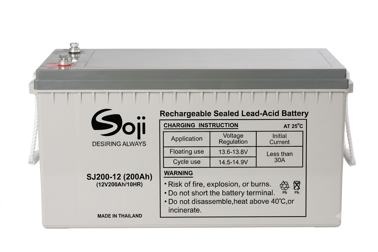 Ắc Quy Soji 12V 200Ah (SJ200-12)