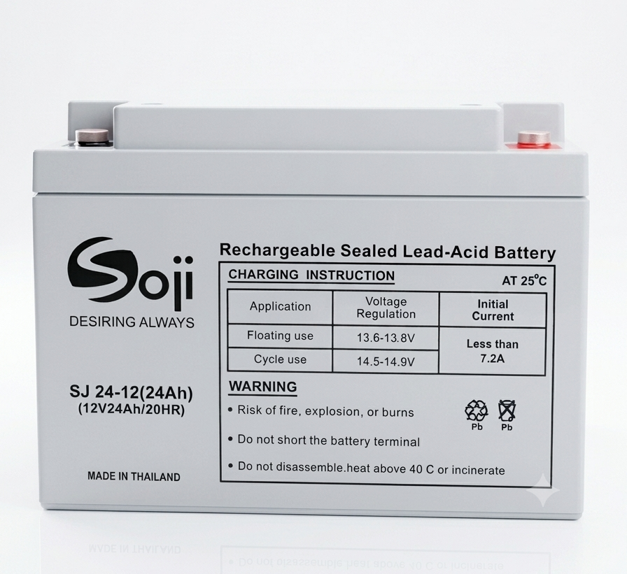 Ăc Quy Soji 12V 24Ah (SJ24-12)