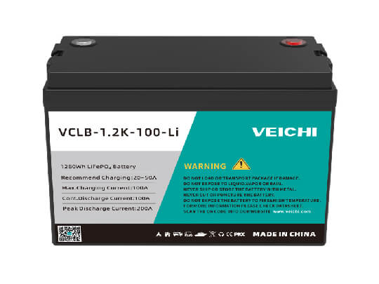 Dòng Pin Lithium-Ion LiFePO4 VEICHI VCLB-(1.2-5.1)K-100/200-Li (12.8V - 25.6V)