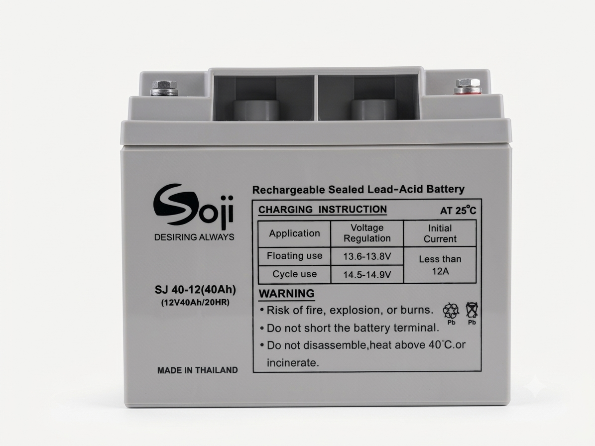 Ắc quy SOJI 12V-40Ah (SJ40-12)