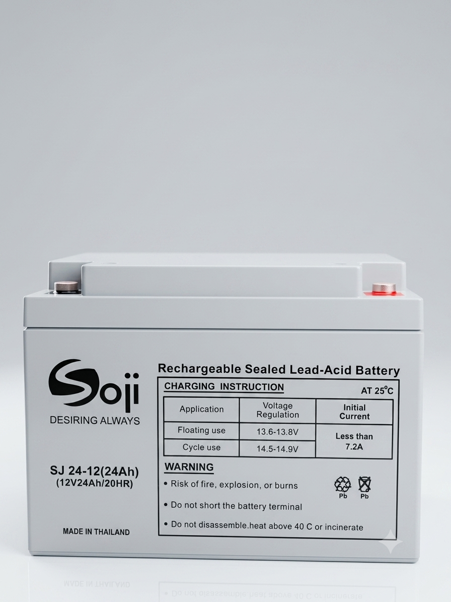 Ăc Quy Soji 12V 24Ah (SJ24-12)